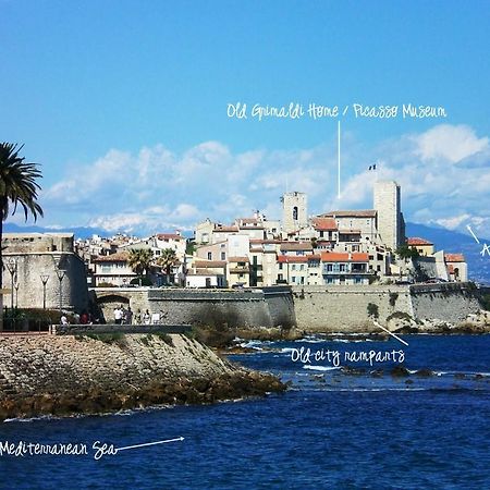 2 Bedroom Modern Apartment In Antibes With Sea View Exteriör bild